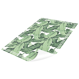 Vinyl Teppich »Mogli«, BxL:65 cm x 85 cm, grün|weiß