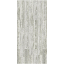 Vinylboden, Holz-Optik, weiß, BxL: 185 x 1220 mm