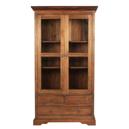 Vitrine »SEADRIFT«, BxHxL: 98 x 183,5 x 44 cm, Teakholz, recycelt