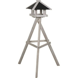 Vogelhaus »Linn«, Kiefernholz/Metall, schwarz/weiß Vogelhaus »Linn«, Kiefernholz/Metall, schwarz/weiß