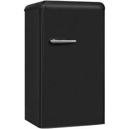 Vollraumkühlschrank, BxHxL: 48 x 90,5 x 49,5 cm, 94 l, mattschwarz