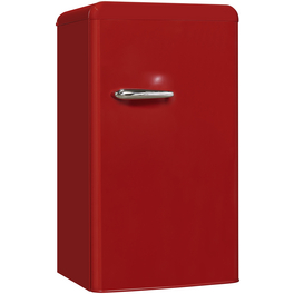 Vollraumkühlschrank, BxHxL: 48 x 90,5 x 49,5 cm, 94 l, rot