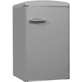 Vollraumkühlschrank, BxHxL: 54,5 x 89,5 x 57,5 cm, 122 l, grau