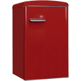 Vollraumkühlschrank, BxHxL: 54,5 x 89,5 x 57,5 cm, 122 l, rot