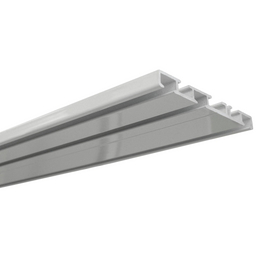 Vorhangschiene, weiß, Aluminium
