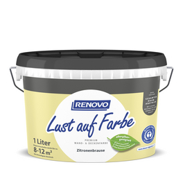 Wand- und Deckenfarbe matt »Lust auf Farbe«, zitronenbrause Wand- und Deckenfarbe matt »Lust auf Farbe«, zitronenbrause