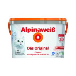 Wandfarbe »Alpinaweiß«, Alpinaweiß, matt, matt