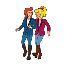 Wandtattoo »Bibi + Tina«, BxH: 39 x 60 cm