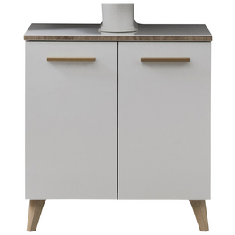 Waschbeckenunterschrank, B x H x T: 60 x 53 x 33 cm, weiß
