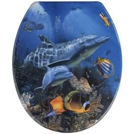 WC-Sitz »Sea Life«, Duroplast, oval