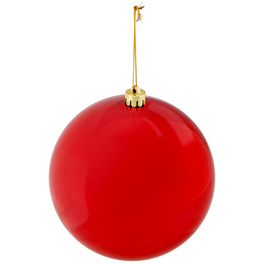 Weihnachtskugel, Ø: 14 cm, rot