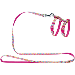 Welpen- und Katzengarnitur, für Hunde/Katzen, Nylon, pink