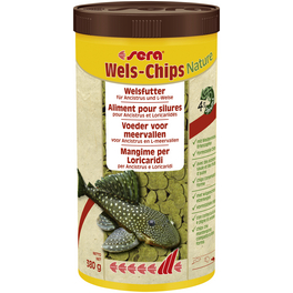 Wels-und Schmerlenfutter »Wels-Chips Nature«, Aqua, 1000 ml (380g )
