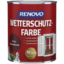Wetterschutzfarbe seidenglänzend, schwedenrot