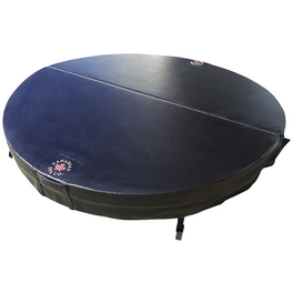 Whirlpoolabdeckung, rund, schwarz