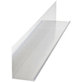 Winkelblech, mit Wasserfalz; 155/80x2000 mm, Aluminium
