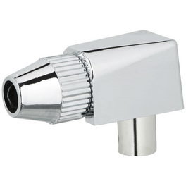 Winkelbuchse, Silber, Kunststoff, Koaxialkabel