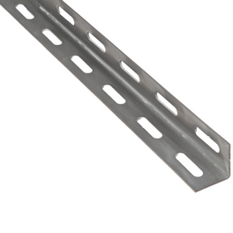 Winkelprofil gelocht Rohstahl silber 1000 x 27 x 27 x 1,5 mm