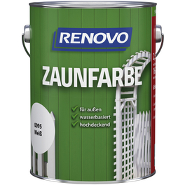 Zaunfarbe seidenmatt, weiss