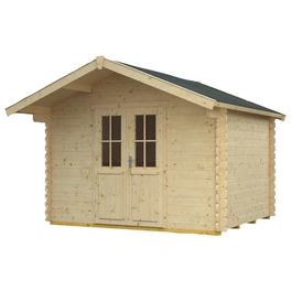 Gartenhaus »Faro«, Holz, BxHxT: 340 x 256 x 200 cm (Außenmaße inkl. Dachüberstand)