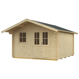 Gartenhaus »Malaga«, Holz, BxHxT: 380 x 258 x 340 cm (Außenmaße inkl. Dachüberstand)