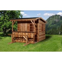 Gartenhaus »820 A Gr.2«, Holz, BxHxT: 340 x 240 x 350 cm (Außenmaße inkl. Dachüberstand)