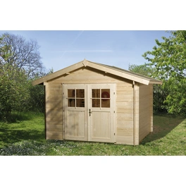 Gartenhaus »Premium«, Holz, BxHxT: 380 x 262 x 300 cm (Außenmaße inkl. Dachüberstand)