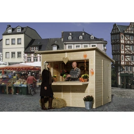 Gartenhaus »Verkaufshaus 221«, Holz, BxHxT: 283 x 226 x 240 cm (Außenmaße inkl. Dachüberstand)