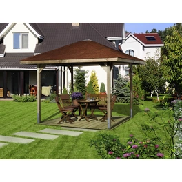 Gartenhaus »651 Gr.3«, Holz, BxHxT: 380 x 299 x 304 cm (Außenmaße inkl. Dachüberstand)