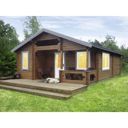 Gartenhaus »Spessart«, Holz, BxHxT: 575 x 317 x 777 cm (Außenmaße)