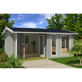 Gartenhaus »Brighton«, Holz, BxHxT: 580 x 245 x 430 cm (Außenmaße inkl. Dachüberstand)