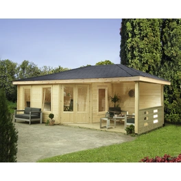 Gartenhaus »Anna«, Holz, BxHxT: 753 x 287 x 349 cm (Außenmaße inkl. Dachüberstand)