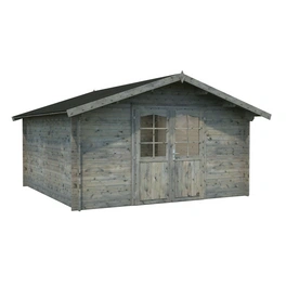 Blockbohlenhaus »Lotta«, Holz, BxHxT: 422 x 245 x 380 cm (Außenmaße inkl. Dachüberstand)