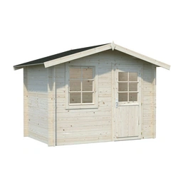 Blockbohlenhaus »Klara«, Holz, BxHxT: 335 x 235 x 180 cm (Außenmaße inkl. Dachüberstand)