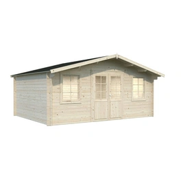 Blockbohlenhaus »Klara«, Holz, BxHxT: 518 x 245 x 360 cm (Außenmaße inkl. Dachüberstand)