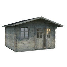 Blockbohlenhaus »Emma«, Holz, BxHxT: 426 x 257 x 300 cm (Außenmaße inkl. Dachüberstand)