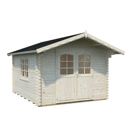 Blockbohlenhaus »Sally«, Holz, BxHxT: 362 x 263 x 360 cm (Außenmaße inkl. Dachüberstand)