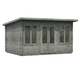 Blockbohlenhaus »Lisa«, Holz, BxHxT: 440 x 234 x 300 cm (Außenmaße inkl. Dachüberstand)