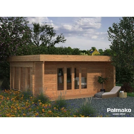 Gartenhaus »Caroline«, Holz, BxHxT: 584 x 257 x 544 cm (Außenmaße inkl. Dachüberstand)