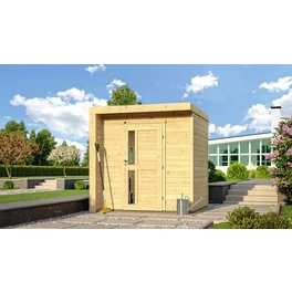Gartenhaus »262«, Holz, BxT: 214 x 215 cm (Außenmaße inkl. Dachüberstand)