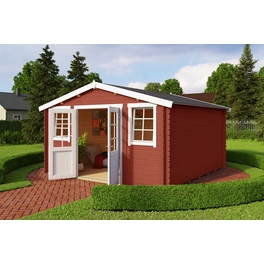 Gartenhaus »Wels 4«, Holz, BxHxT: 425,1 x 245,1 x 410 cm (Außenmaße inkl. Dachüberstand)