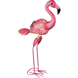 Solarleuchte »Flamingo«, HxB: 74 x 16 cm, LED, pink