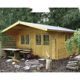 Gartenhaus »Nordkap 44-D«, Holz, BxHxT: 500 x 262 x 500 cm (Außenmaße inkl. Dachüberstand)