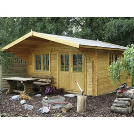 Gartenhaus »Nordkap 44-D XL«, Holz, BxHxT: 500 x 280 x 500 cm (Außenmaße inkl. Dachüberstand)