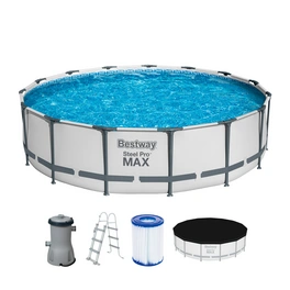 Pool »Steel Pro MAX™«, BxH: 457 x 107 cm, Aufstellbecken, mit Kartuschenfilteranlage