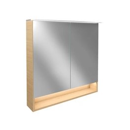 Spiegelschrank »B.style«, Sandeiche, LED, 2 Türen, BxHxT: 80 x 81,2 x 26,3 cm