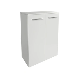 Doppel-Midischrank »B.style«, Weiss, 2 Türen, BxHxT: 60,2 x 82,6 x 32 cm