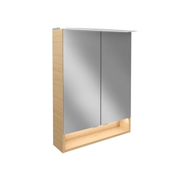 Spiegelschrank »B.style«, Sandeiche, LED, 2 Türen, BxHxT: 60 x 81,2 x 26,3 cm