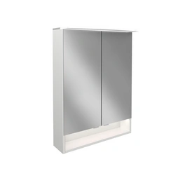 Spiegelschrank »B.style«, Weiss, LED, 2 Türen, BxHxT: 60 x 81,2 x 26,3 cm