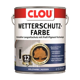 Wetterschutzfarbe, 5 l, weiß, für ca. 8,5 m²/l